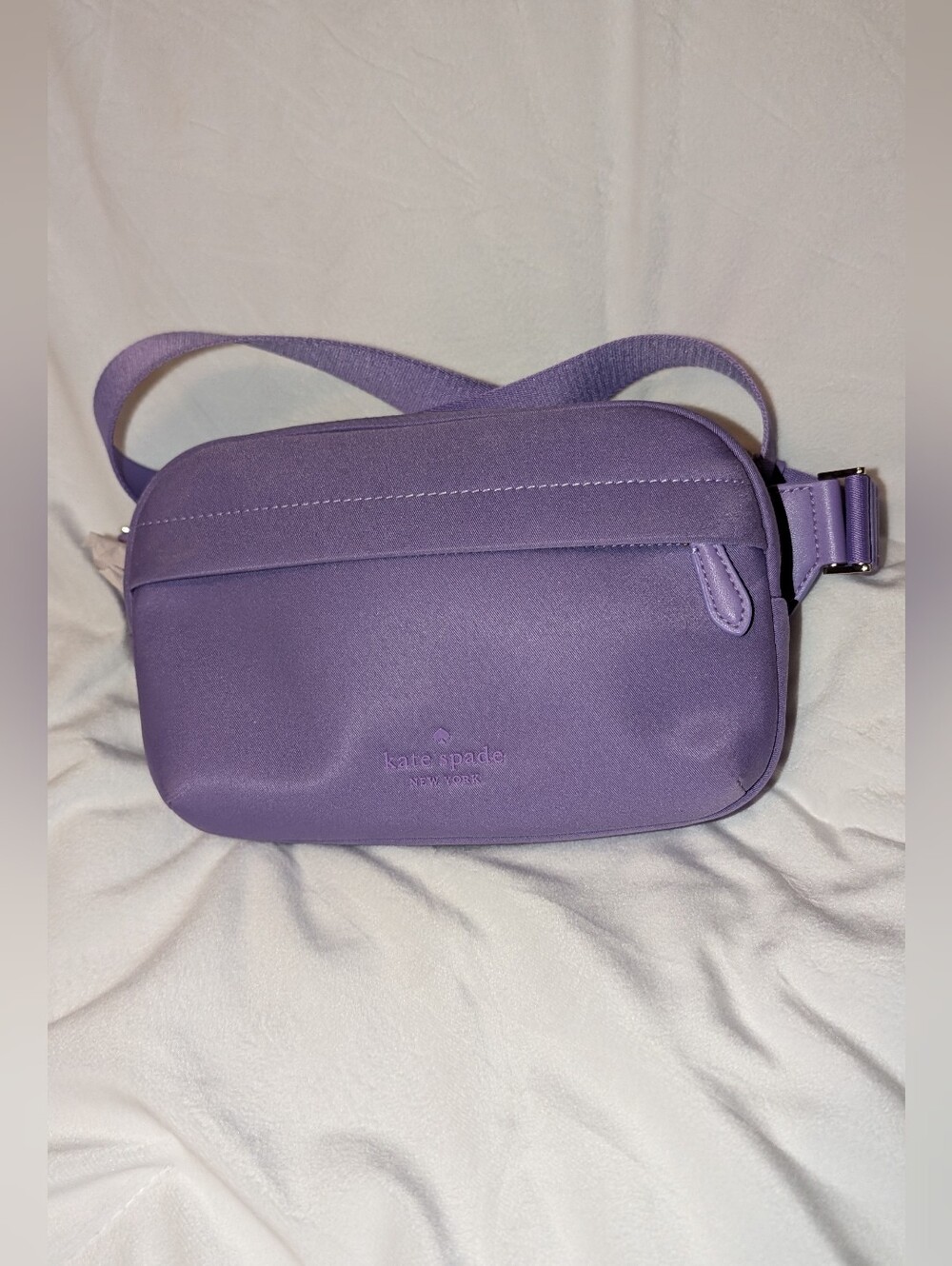 Kate Spade New York Rainbow Collection Belt Bag Lavender Ice Gold EUC